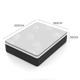 Haven Cove Furniture 35cm Medium Tripp Hybrid Euro Top Mattress