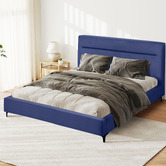 Haven Cove Furniture Emelia Upholstered Queen Platform Bed
