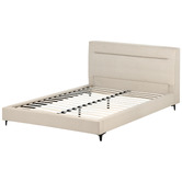 Haven Cove Furniture Emelia Upholstered Queen Platform Bed