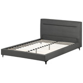 Haven Cove Furniture Emelia Upholstered Queen Platform Bed