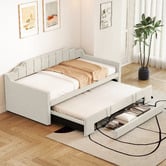 Haven Cove Furniture Deidara Queen Daybed with Trundle &amp; Storage