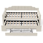 Haven Cove Furniture Deidara Queen Daybed with Trundle &amp; Storage