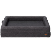 Haven Cove Furniture Arion Orthopedic Teddy Fleece Calming Dog Bed