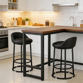 Haven Cove Furniture 68cm Yanna Faux Leather Bar Stool