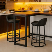 Haven Cove Furniture 68cm Yanna Faux Leather Bar Stool