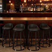 Haven Cove Furniture 68cm Yanna Faux Leather Bar Stool