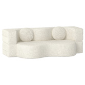 Haven Cove Furniture Arthur 3 Seater Chenille Sofa Bed