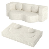Haven Cove Furniture Arthur 3 Seater Chenille Sofa Bed