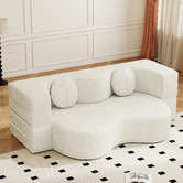 Haven Cove Furniture Arthur 3 Seater Chenille Sofa Bed
