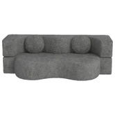 Haven Cove Furniture Arthur 3 Seater Chenille Sofa Bed