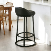 Haven Cove Furniture 68cm Yanna Faux Leather Bar Stool