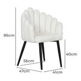 Haven Cove Furniture Huxley Dutch Velvet Dining Chairs