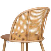 Haven Cove Furniture Lathen Faux Leather Dining Chairs