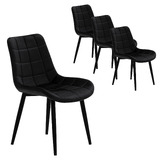Haven Cove Furniture Keat Velvet Dining Chairs