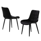 Haven Cove Furniture Keat Velvet Dining Chairs