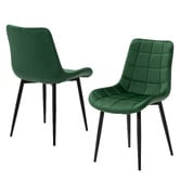Haven Cove Furniture Keat Velvet Dining Chairs