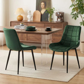 Haven Cove Furniture Keat Velvet Dining Chairs