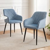 Haven Cove Furniture Corbin Dutch Velvet Dining Chairs