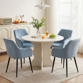 Haven Cove Furniture Corbin Dutch Velvet Dining Chairs