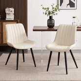 Haven Cove Furniture Blair Faux Leather Dining Chairs