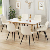 Haven Cove Furniture Maizie Faux Leather Dining Chairs