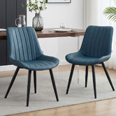 Haven Cove Furniture Maizie Faux Leather Dining Chairs