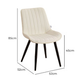 Haven Cove Furniture Maizie Faux Leather Dining Chairs