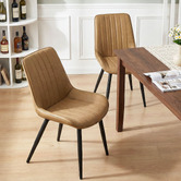 Haven Cove Furniture Blair Faux Leather Dining Chairs