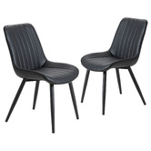 Haven Cove Furniture Blair Faux Leather Dining Chairs