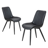 Haven Cove Furniture Blair Faux Leather Dining Chairs