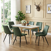 Haven Cove Furniture Blair Faux Leather Dining Chairs