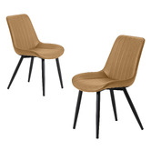 Haven Cove Furniture Blair Faux Leather Dining Chairs