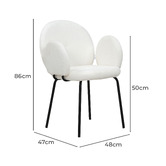 Haven Cove Furniture Stetson Sherpa Dining Chairs