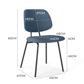 Haven Cove Furniture Dylan Upholstered Dining Chairs
