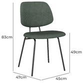 Haven Cove Furniture Dylan Upholstered Dining Chairs