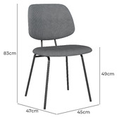 Haven Cove Furniture Dylan Upholstered Dining Chairs