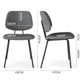 Haven Cove Furniture Dylan Upholstered Dining Chairs