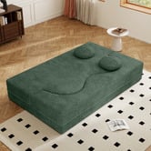 Haven Cove Furniture Arthur 3 Seater Chenille Compressed Sofa Bed