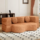 Haven Cove Furniture Arthur 3 Seater Chenille Compressed Sofa Bed