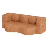 Haven Cove Furniture Arthur 3 Seater Chenille Compressed Sofa Bed