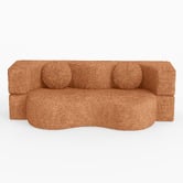 Haven Cove Furniture Arthur 3 Seater Chenille Compressed Sofa Bed