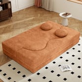 Haven Cove Furniture Arthur 3 Seater Chenille Compressed Sofa Bed