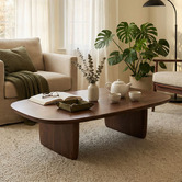 Haven Cove Furniture Korben Walnut Wood Coffee Table
