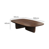 Haven Cove Furniture Korben Walnut Wood Coffee Table