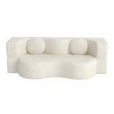 Haven Cove Furniture Sora 2 Seater Double Chenille Sofa Bed