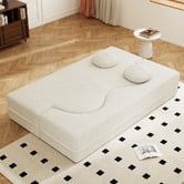 Haven Cove Furniture Sora 2 Seater Double Chenille Sofa Bed