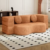 Haven Cove Furniture Sora 2 Seater Double Chenille Sofa Bed