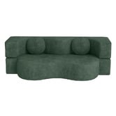 Haven Cove Furniture Sora 2 Seater Double Chenille Sofa Bed