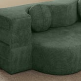 Haven Cove Furniture Sora 2 Seater Double Chenille Sofa Bed