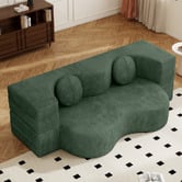 Haven Cove Furniture Sora 2 Seater Double Chenille Sofa Bed